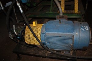 Unknown 100hp MTR, Pumb, Cable, Drum  Hydraulic Power Pack