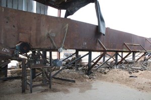 Unknown 3ft x 45ft  Conveyor Deck (Log Lumber)