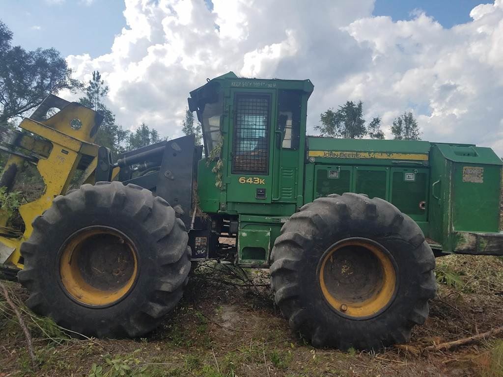 2013 John Deere 643K Wheel Feller Buncher For Sale