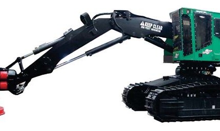 TimberPro TL725B Feller Buncher Specs and Dimensions - VeriTread