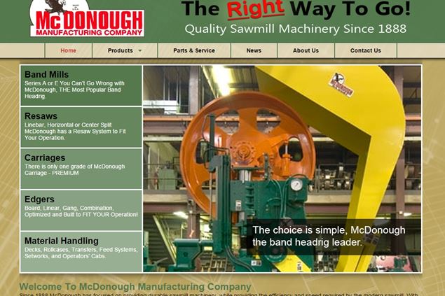 McDonough Manufacturing Unveils Redesigned Website