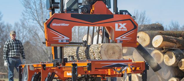 Wood-Mizer Introduces LX450 Twin Rail Sawmill