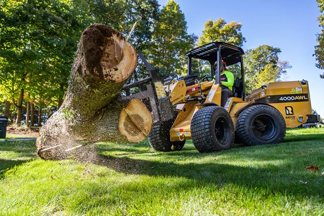 Morbark Introduces New Rayco 4000AWL Articulated Wheel Loader