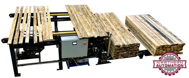 Northern Automation Guarantees the NA/48-12 Lumber Stacker