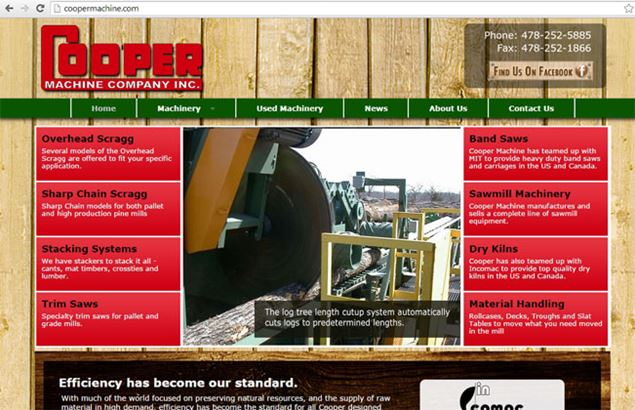 Cooper Machine Company, Inc. Unveils Newly Redesigned Website 